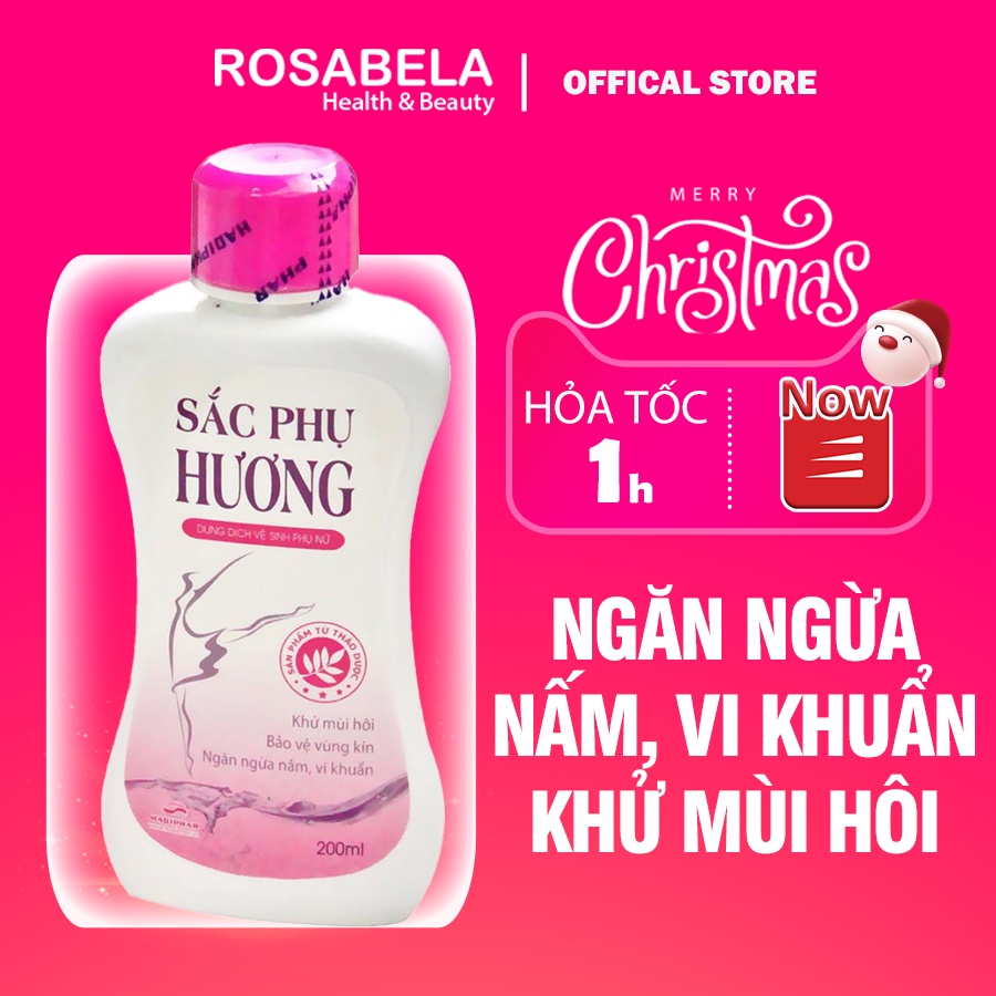 Dung dịch vệ sinh phụ nữ Sắc Phụ Hương, ngăn ngừa nấm và vi khuẩn (200ml)