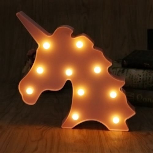 LED Night Light Baby Unicorn Party Lamp 3D RGB Colorful Lamp Animal Children's Gift Bedroom Table Decoration