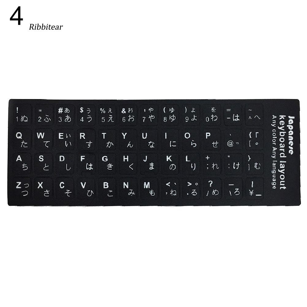 Miếng dán bàn phím máy tính hỗ trợ gõ ngoại ngữ có thể lựa chọn ngôn ngữ phù hợp với công việc | BigBuy360 - bigbuy360.vn