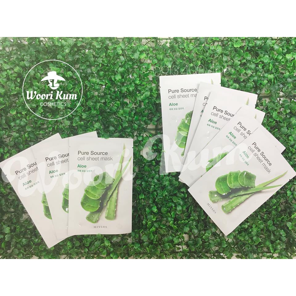 Mặt Nạ Nha Đam Missha Pure Source Cell Aloe Sheet Mask