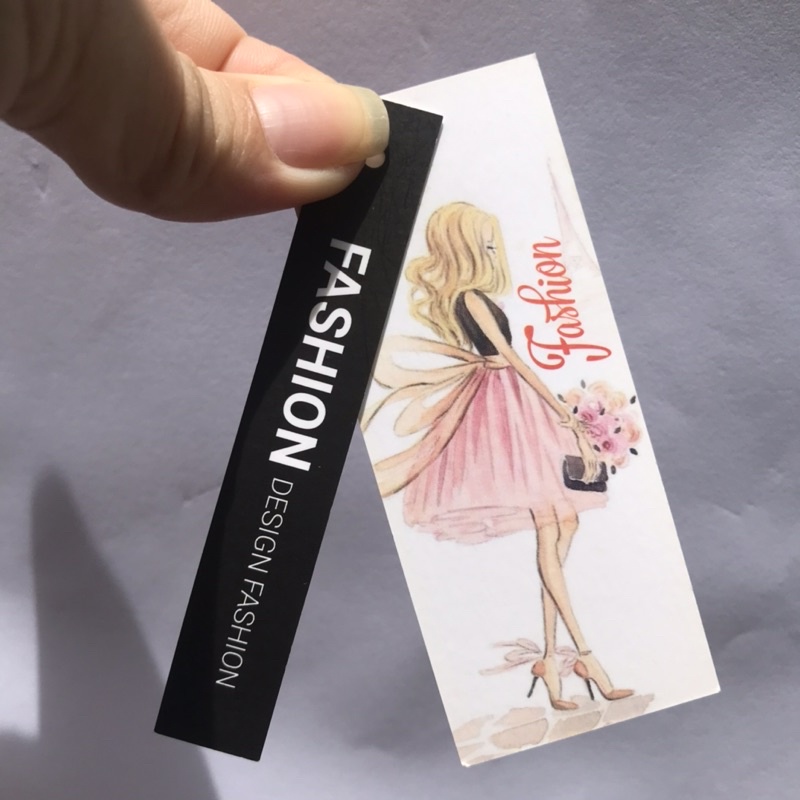 SET bộ 2 NHÃN MÁC TAG QUẦN ÁO giúp nâng cao thương hiệu cho shop -  set 100 bộ - mẫu 21