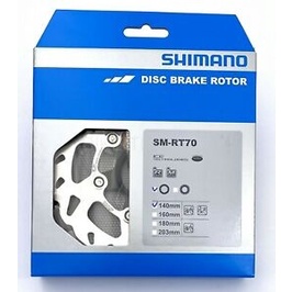 Đĩa thắng xe đạp tản nhiệt hiệu Shimano 105 SLX SM-RT70 size 140mm/160mm Center lock Rotor Ice-Tech
