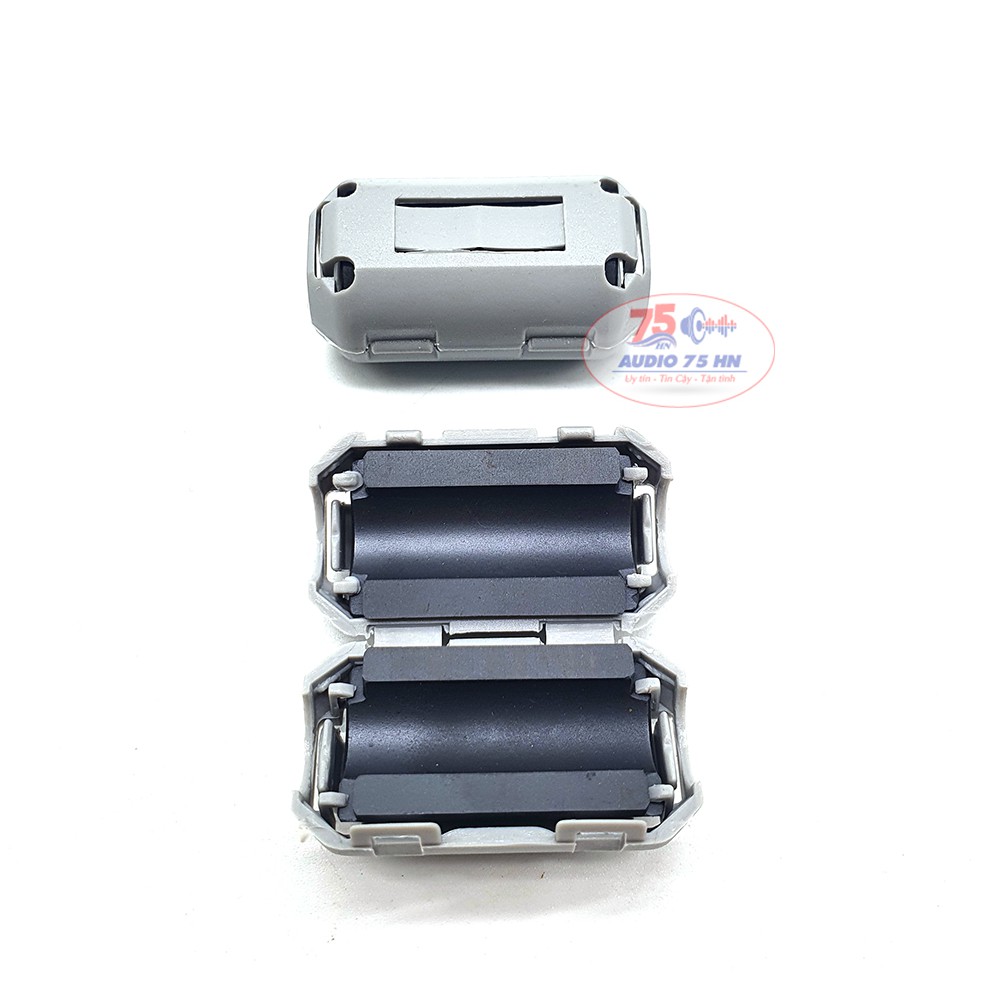 01 Cục chống nhiễu, khử từ cho dây âm thanh loại to 9mm và 13mm