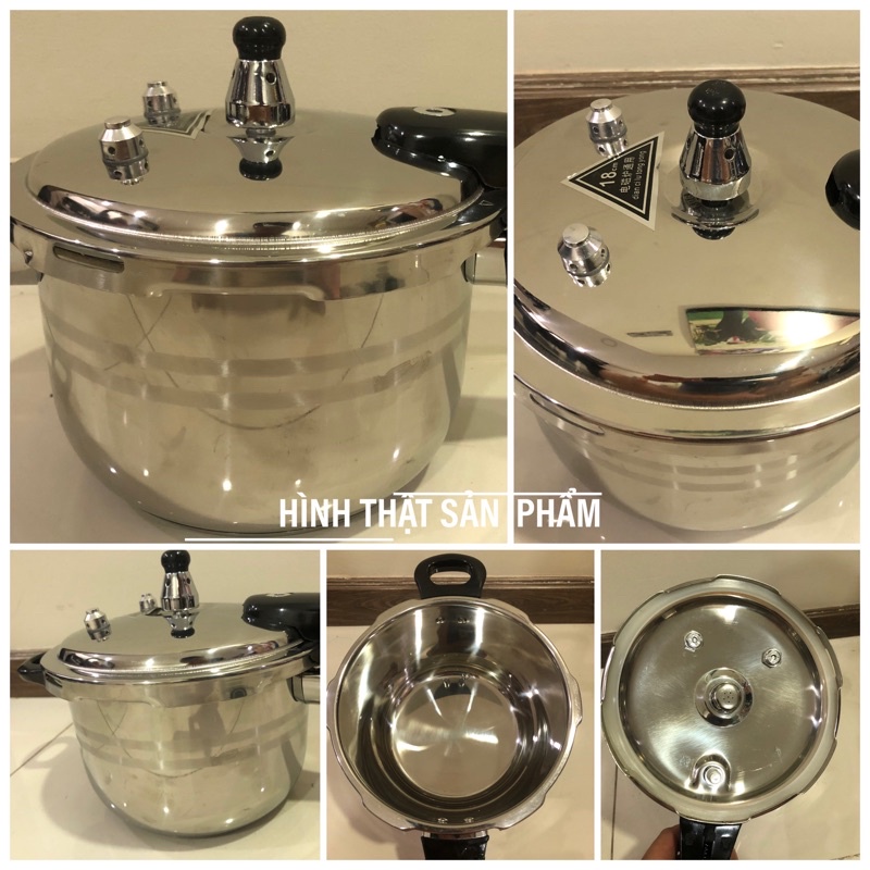 NỒI ÁP SUẤT INOX 304 3 LỚP CHẤT LƯỢNG CAO CHO BẾP TỪ, BẾP GAS, HỒNG NGOẠI