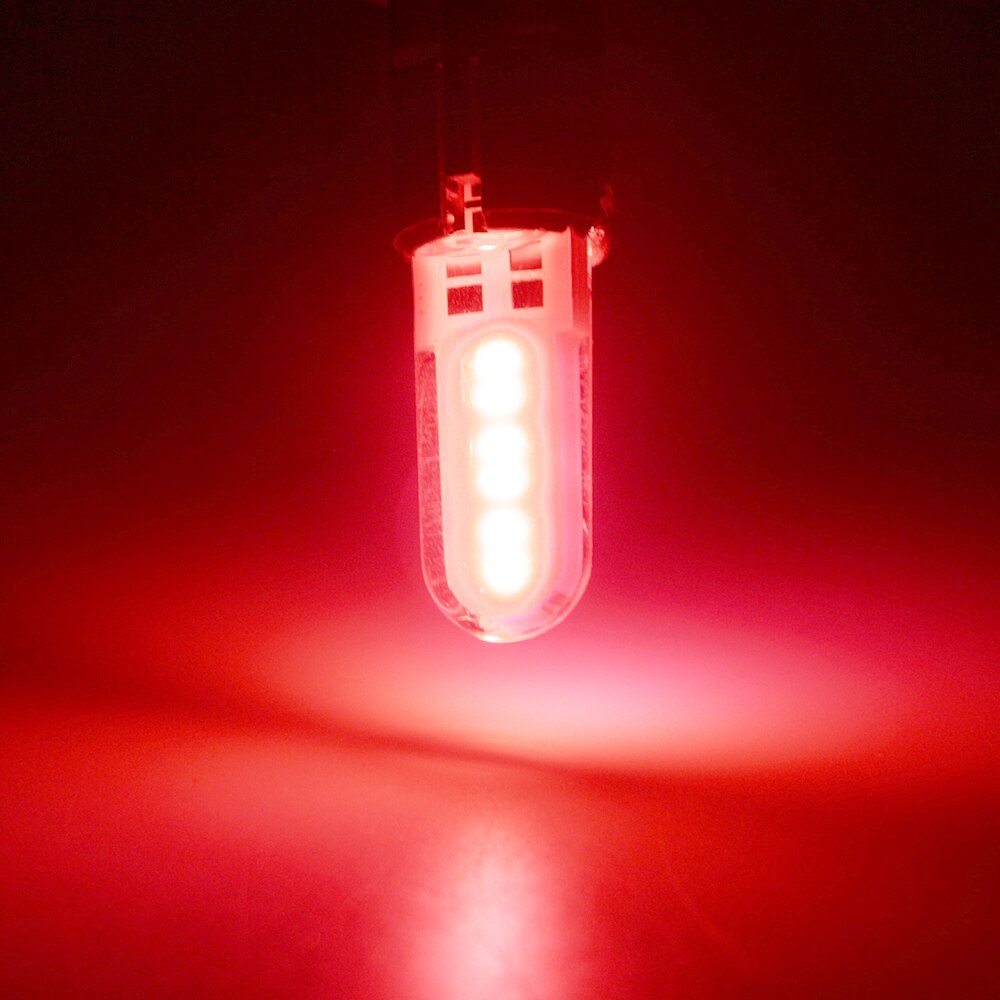 Bóng Đèn LED W5W T10 COB 12 SMD 12V Ánh Sáng Trắng/Đỏ/Xanh Dương/Đỏ Dành Cho Xe Hơi