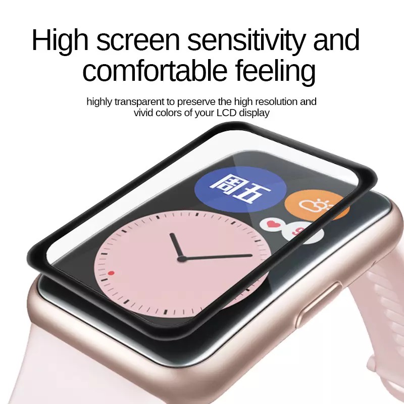 Kính Cường Lực 20D Bảo Vệ Màn Hình Đồng Hồ Huawei watch Fit 2 / Fit mini / Honor watch ES / Huawei band 7 6 / Honor band 6
