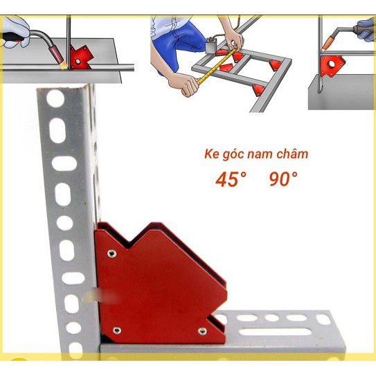 Ê Ke Góc Nam Châm Lực Hít 12 kg Dùng Trong Ngành Cơ Khí