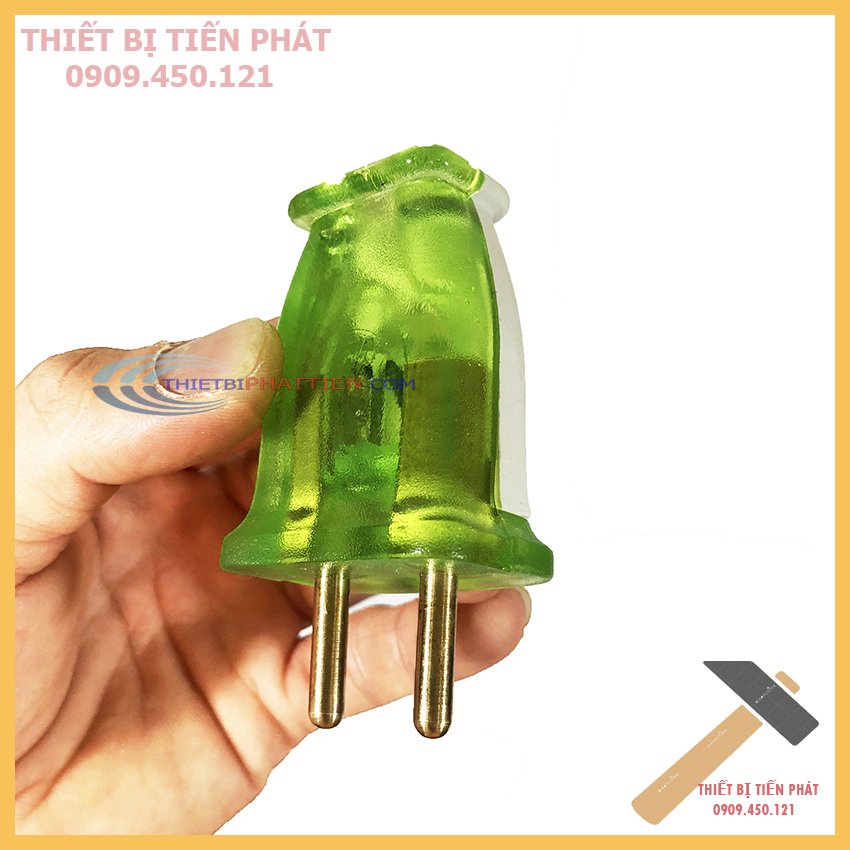 Phích cắm đúc công nghiệp, chuôi cắm điện đúc đặc chống va đập dẻo siêu bên có led báo điện