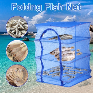 Lồng Lưới Phơi Cá 4 Tầng 40x40 X 65cm