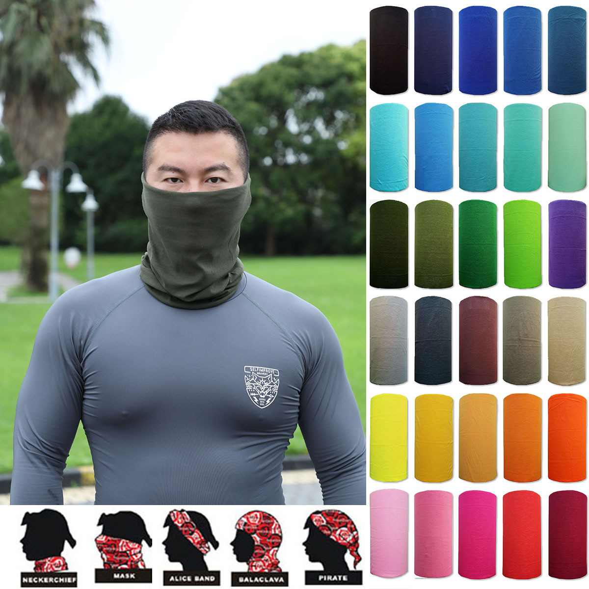 Khăn choàng cỡ lớn che mặt thời trang | BigBuy360 - bigbuy360.vn