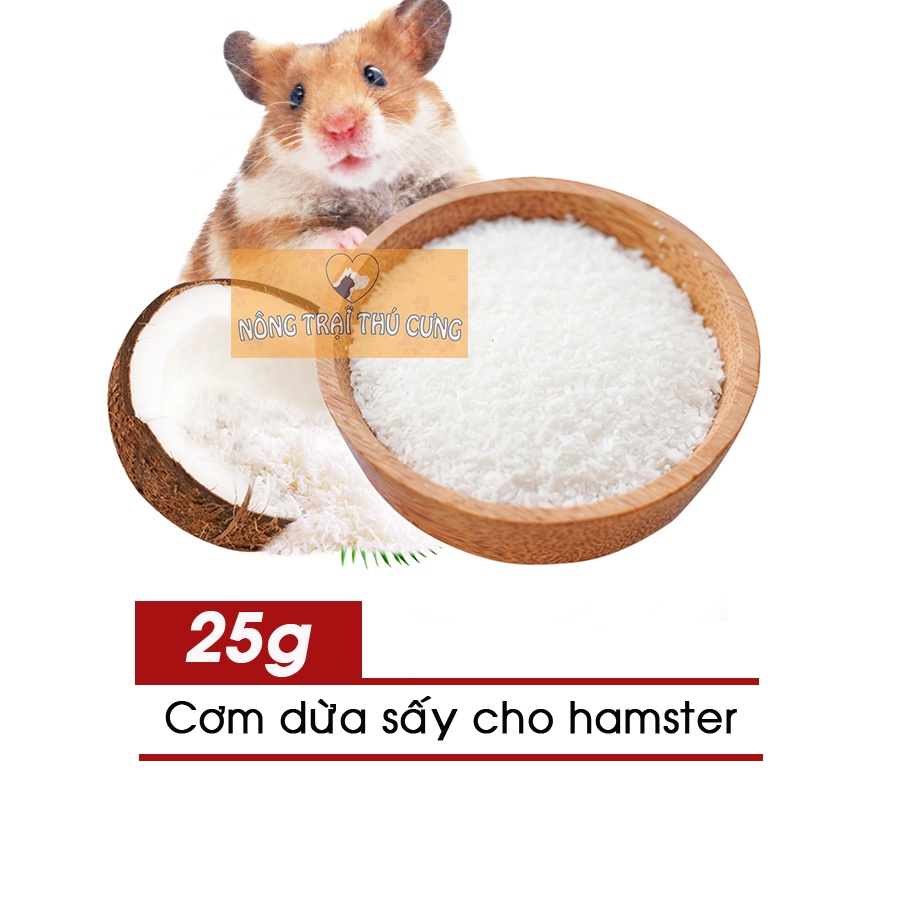 Cơm Dừa (Vụn Nhỏ) Vỗ Béo Cho Hamster 25g