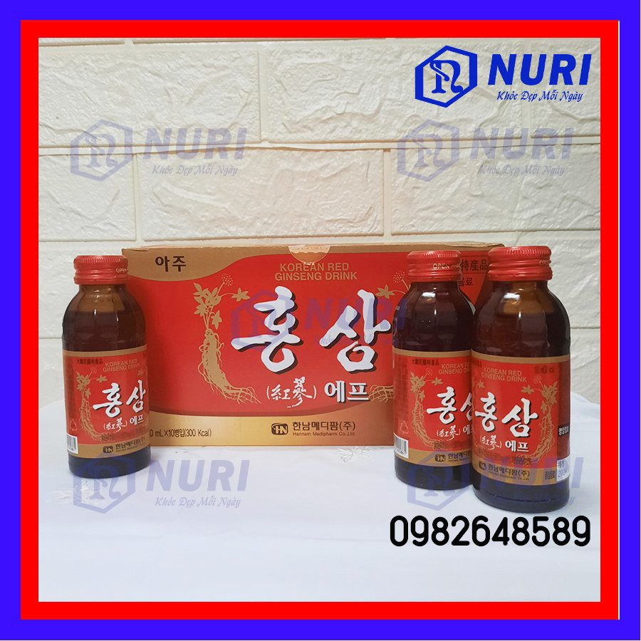 Nước Hồng Sâm Samsung Hàn Quốc, Hộp 10 Chai
