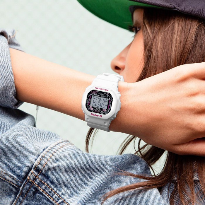 Đồng Hồ Nữ Dây Nhựa Casio Baby-G BGD-560SK-7DR Chính Hãng BGD-560SK-7