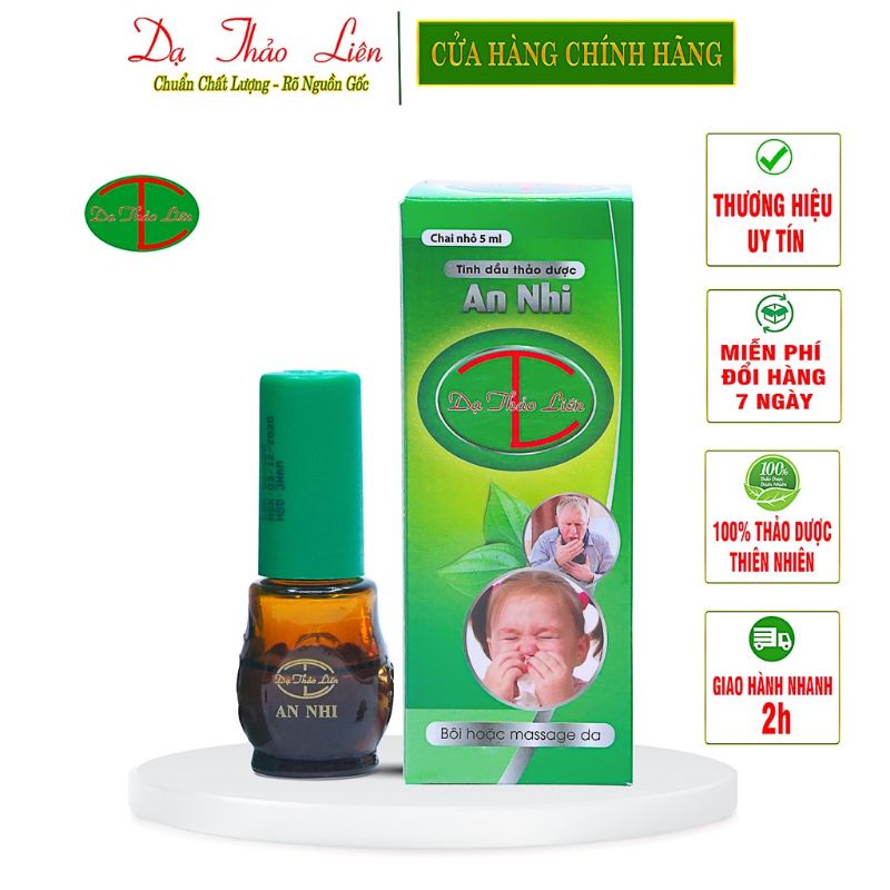 Tinh dầu an nhi Dạ Thảo Liên 100% thảo dược thiên nhiên 5ml