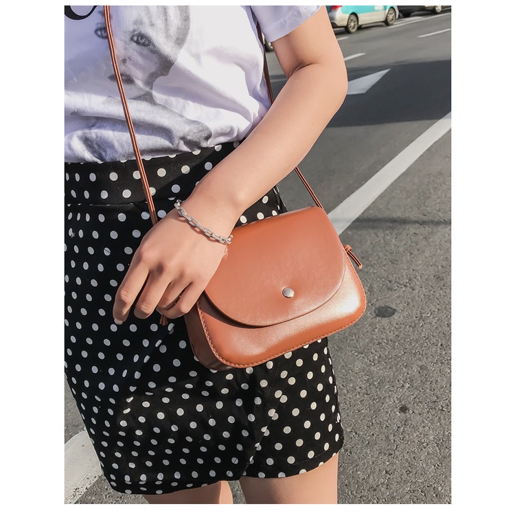 Túi Đeo Vai Mini Da Bò Kiểu Nhật Bản Thời Trang 2019 Cho Nữ