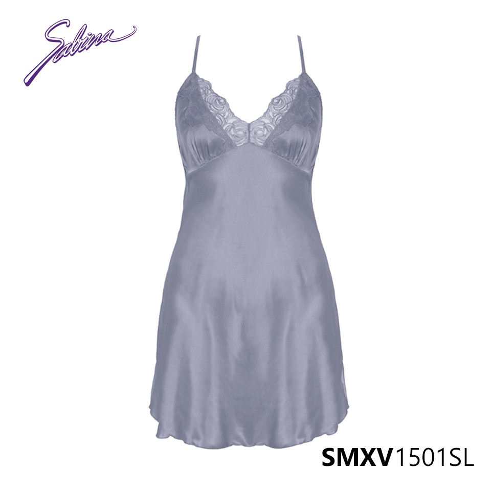 Đồ Ngủ Sexy Viền Ren Màu Xám Gorgeous By Sabina SMXV1501SL