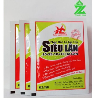 Phân bón lá siêu lân cao cấp 10-55-10+te hà lan gói 15g