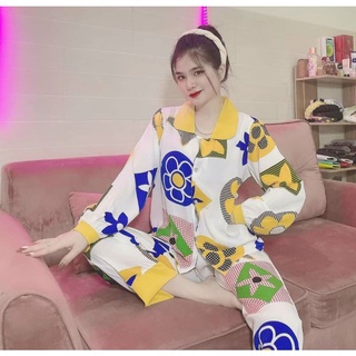 Bộ cổ sen tay dài quần dài mã 567