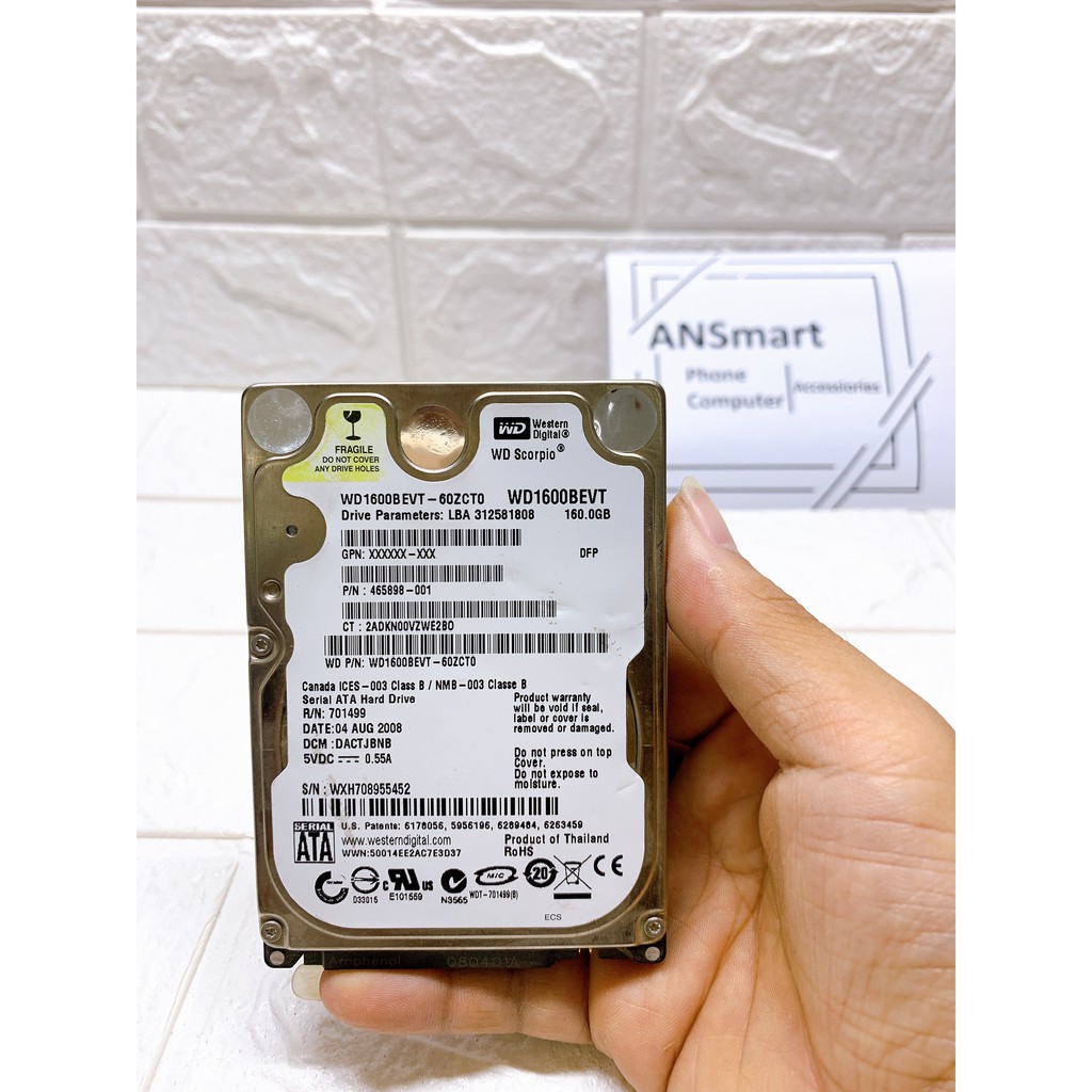 Ổ cứng HDD laptop 2.5" 80Gb/160Gb/250Gb/320Gb/500Gb/1Tb Ổ bóc máy laptop chính hãng | BigBuy360 - bigbuy360.vn