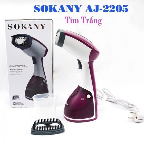 (SỈ = LẺ XẢ KHO, FREE SHIP) Bàn Là Hơi Nước Cầm Tay Sokany AJ-2205 Model