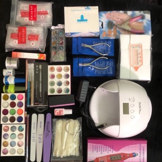 Combo đồ nail cơ bản full như hình cho khách