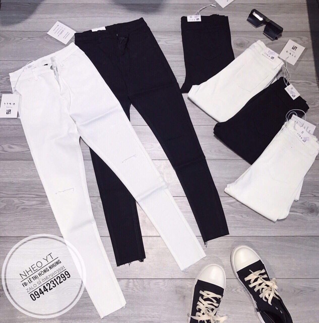 Quần tregging rách gối 1, rách gối 2 và trơn sz sml | BigBuy360 - bigbuy360.vn