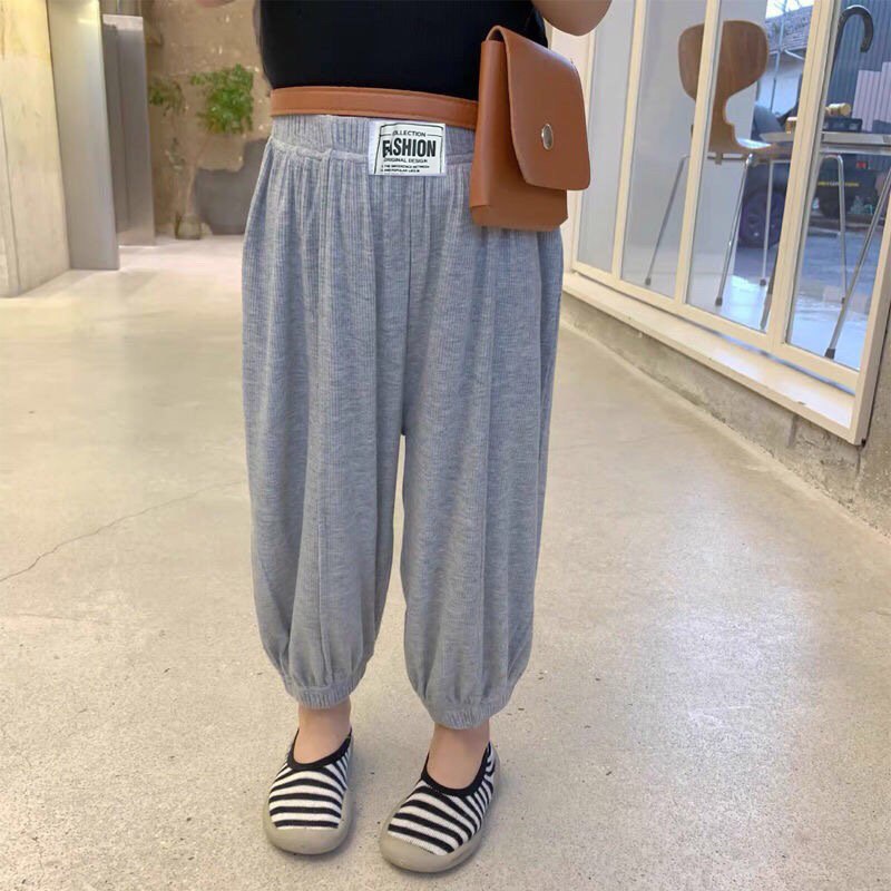 (9-19kg) Quần dài trẻ em - Quần tăm bo chun cho bé TTR166