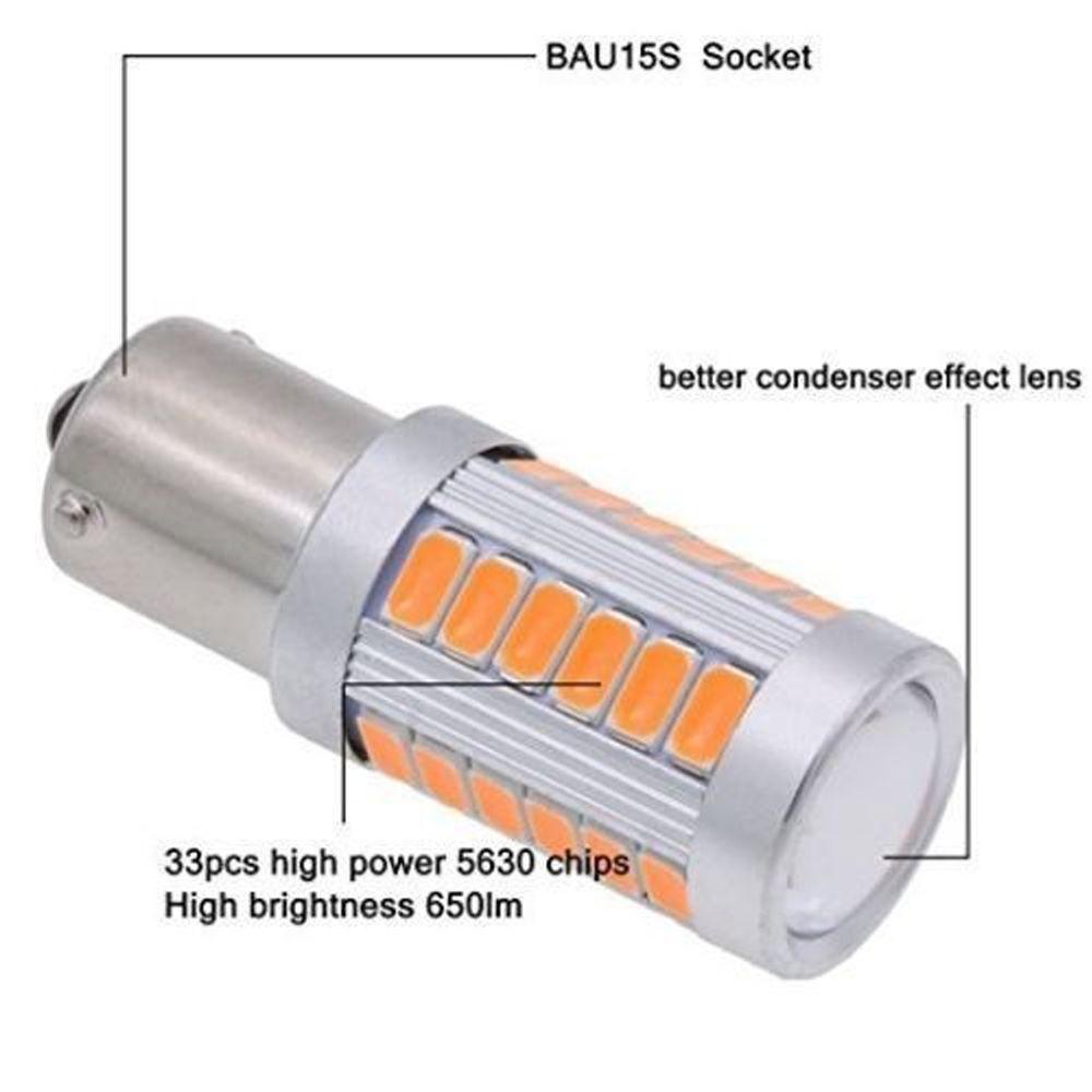 Bóng Đèn LED Tín Hiệu Xi Nhan Màu Vàng Hổ Phách Cao Cấp Dành Cho Ô Tô PATRICIA