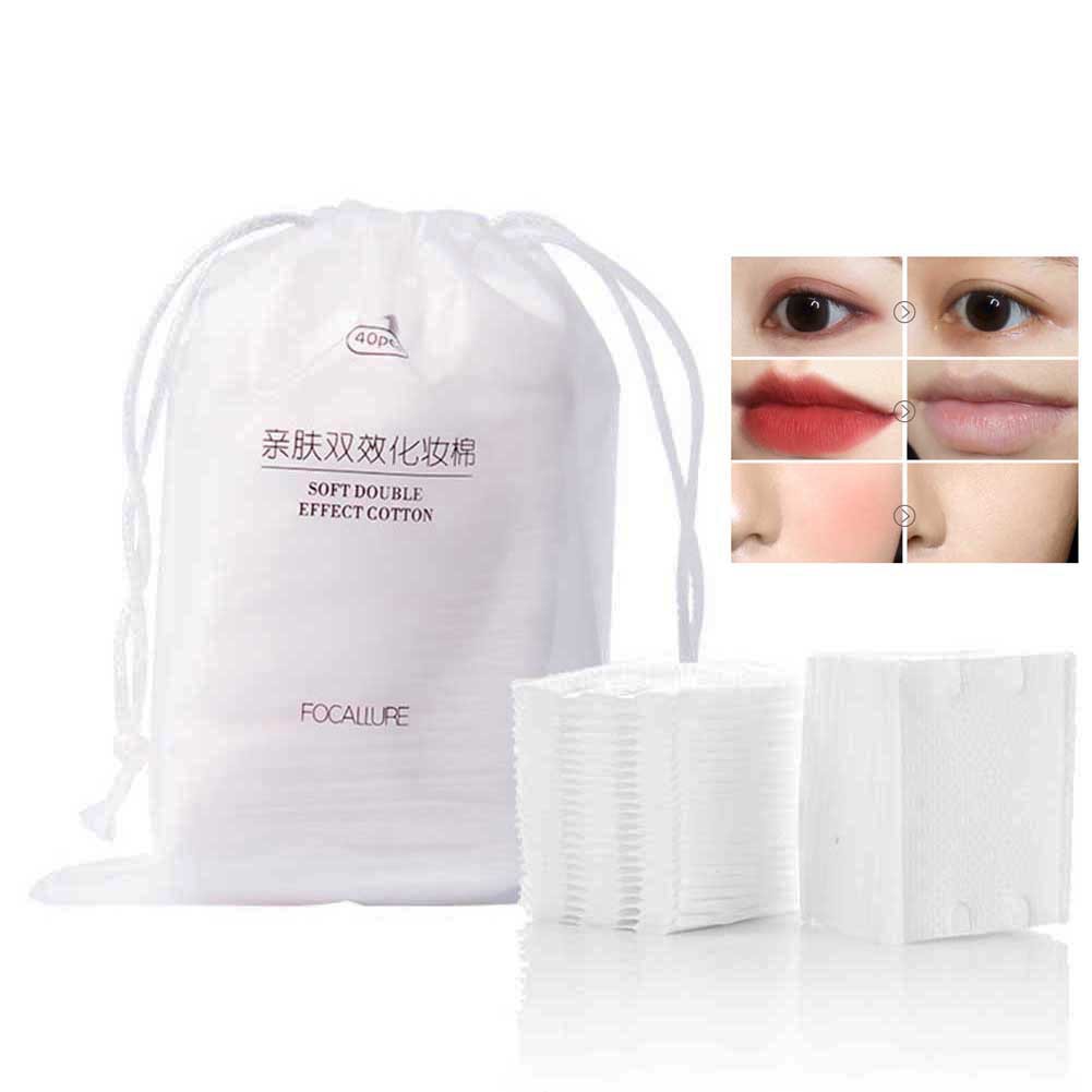 [Hàng mới về] Túi bông tẩy trang cotton FOCALLURE mềm mịn chất lượng cao | BigBuy360 - bigbuy360.vn