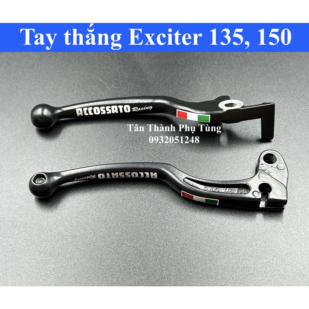 Tay thắng Exciter 135, Exciter 150,155 - Màu đen 1 cặp gắn như zin