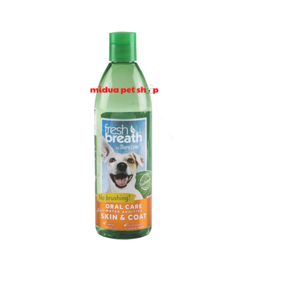 Nước vệ sinh răng miệng cho chó Tropiclean