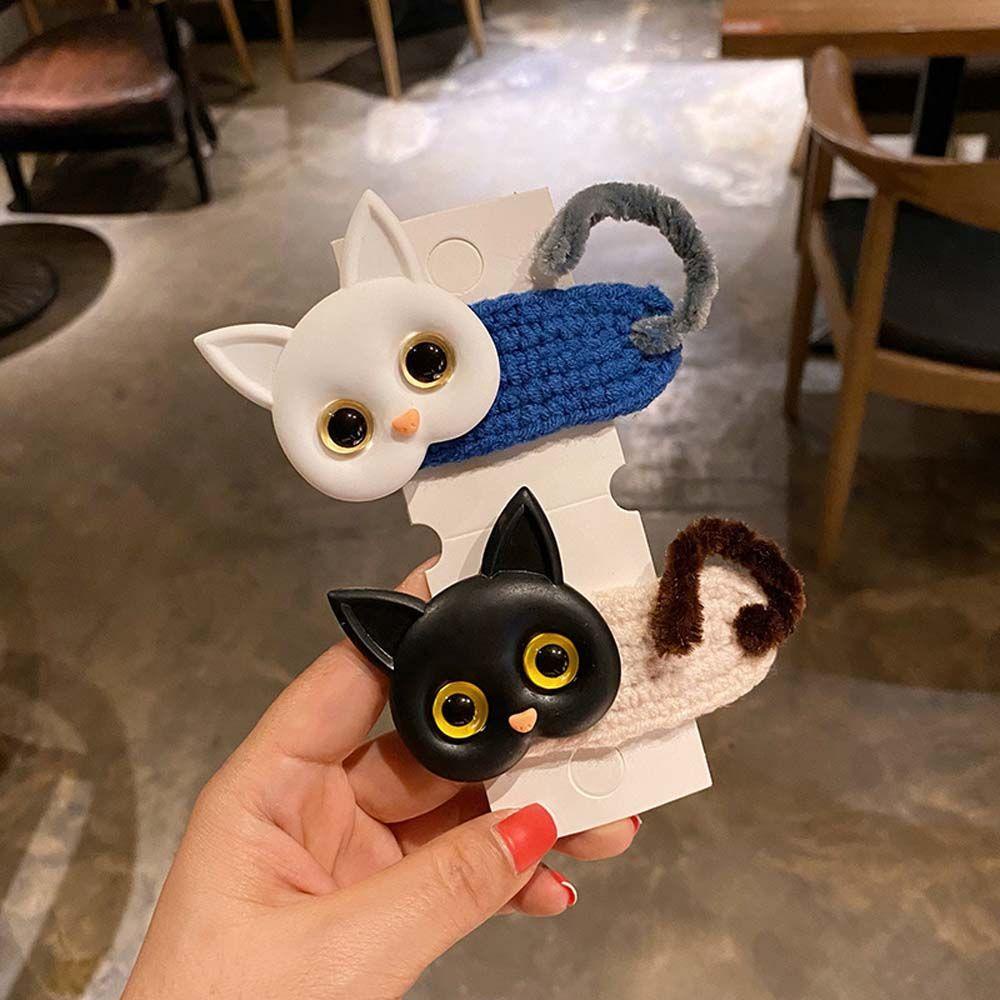 Kẹp Tóc Hình Chú Mèo Dễ Thương Cho Nữ