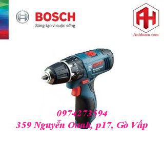 Máy khoan pin Bosch GSB 120-LI (Solo) có hộp nhựa kèm theo