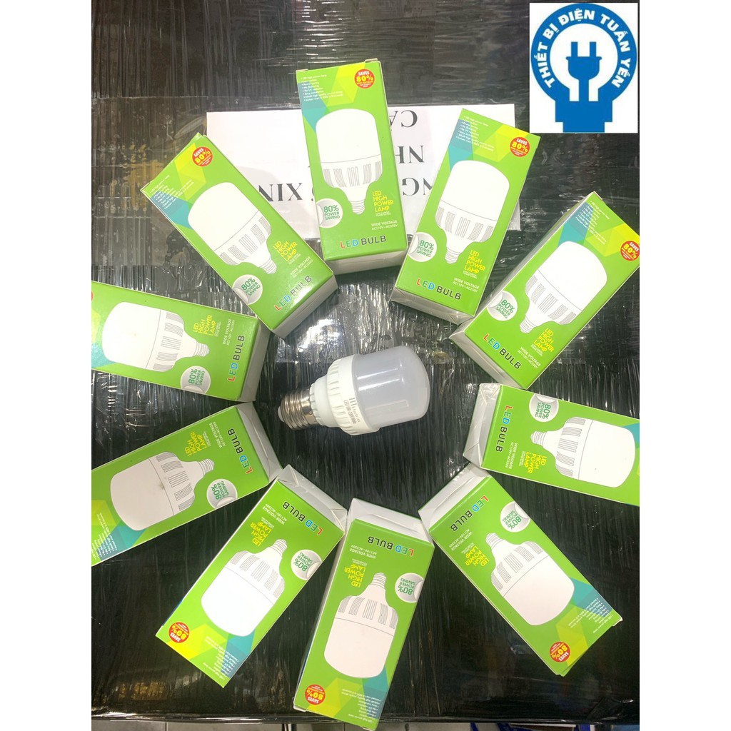 Bóng Búp Trụ Led Búp Trụ Bulb Kín Đui Vặn Chống Nước Tiết Kiệm Điện Siêu SánG