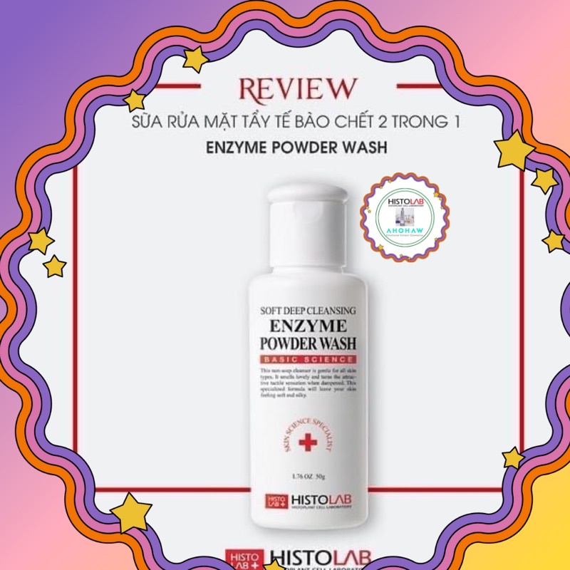 Bột rửa mặt enzym dịu nhẹ 2 trong 1 - ENZYME POWDER WASH 50gram