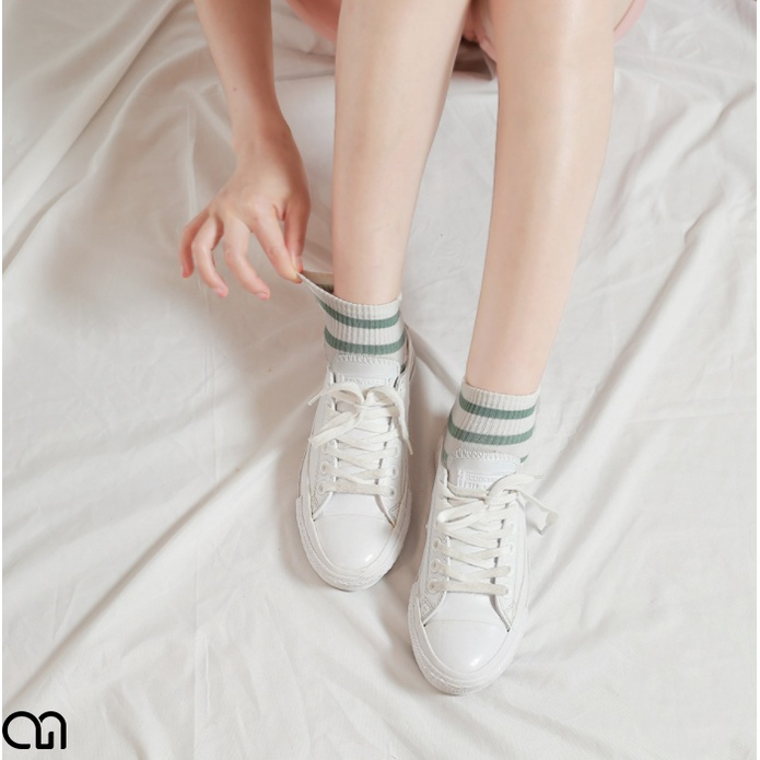 Vớ Nữ Màu Ngọc Cổ Ngắn - Tất Vớ Nữ Dễ Thương Thời Trang Hàn Quốc