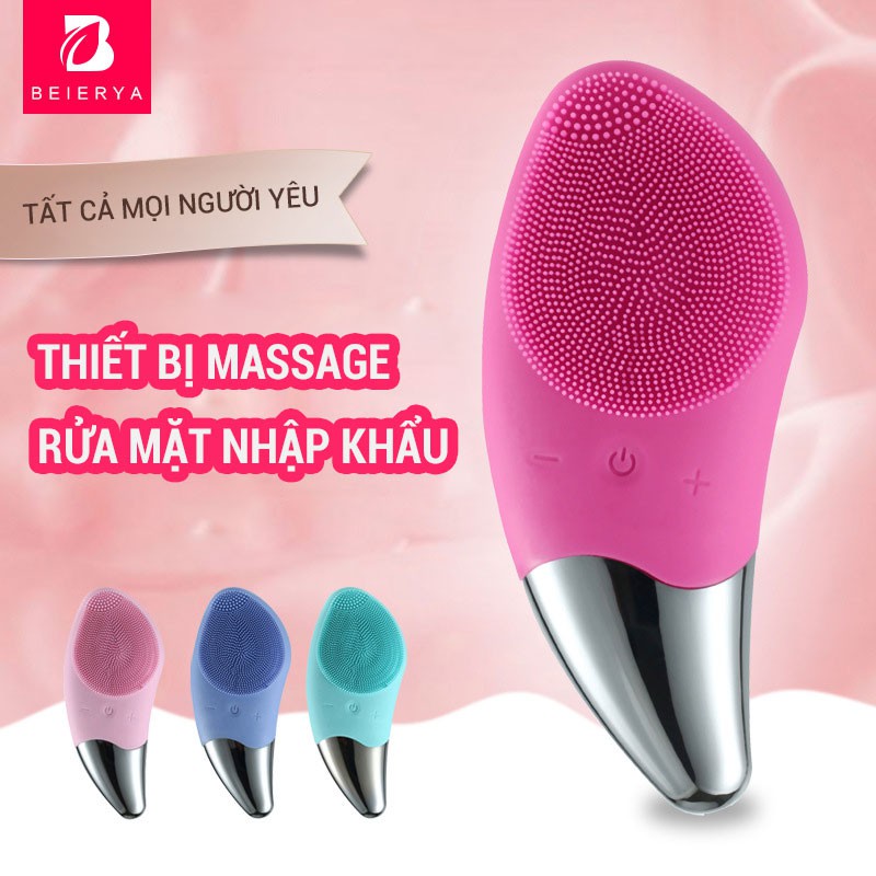 [HÀNG CÓ SẴN] Máy Rửa Mặt SONIC FACIAL BRUSH Sạc USB Chống Nước