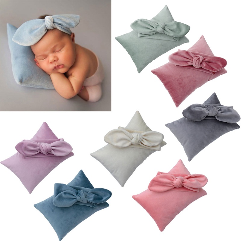 Gối Nhung Dùng Làm Đạo Cụ Chụp Ảnh Cho Bé Sơ Sinh