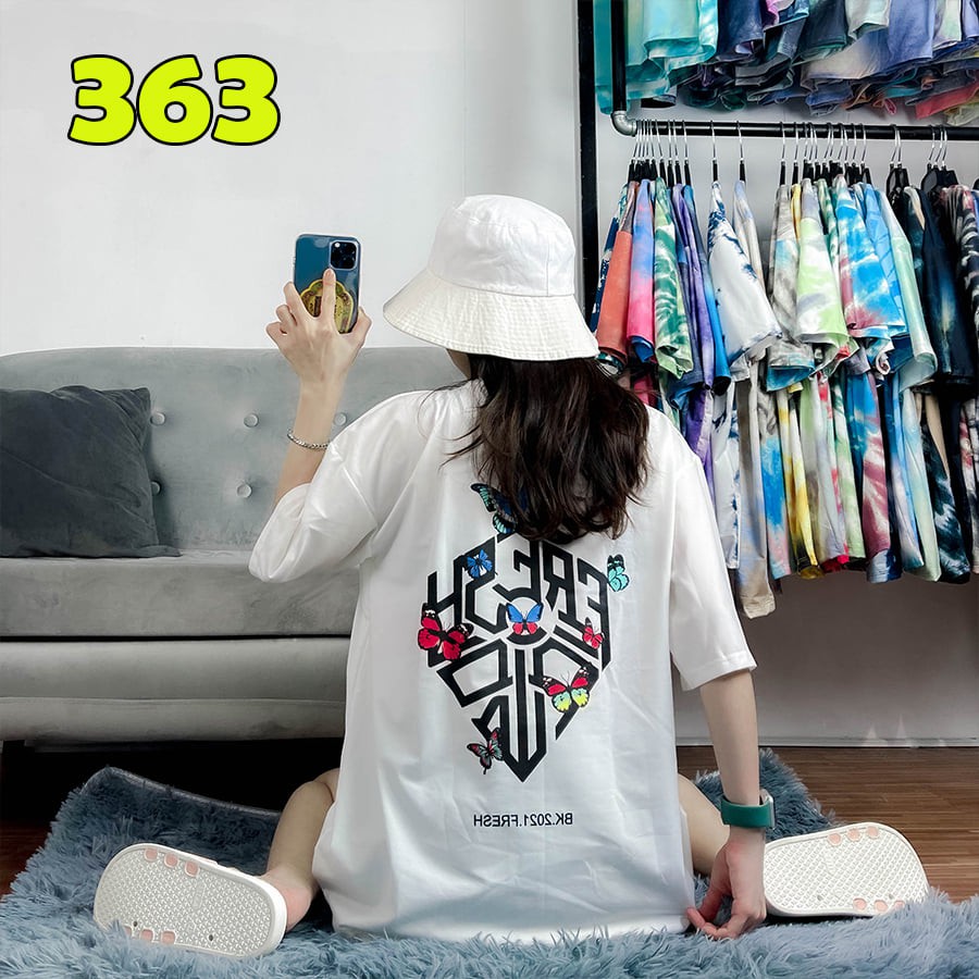Áo thun tay ngắn unisex, áo phông tay lỡ nam nữ 3D không phai màu, 65% cotton, free size 40-75kg - yumi47store | BigBuy360 - bigbuy360.vn