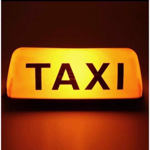 Mào TAXI hút nam châm có đèn LED gắn nóc ô tô, 28cm và 35cm dự bị