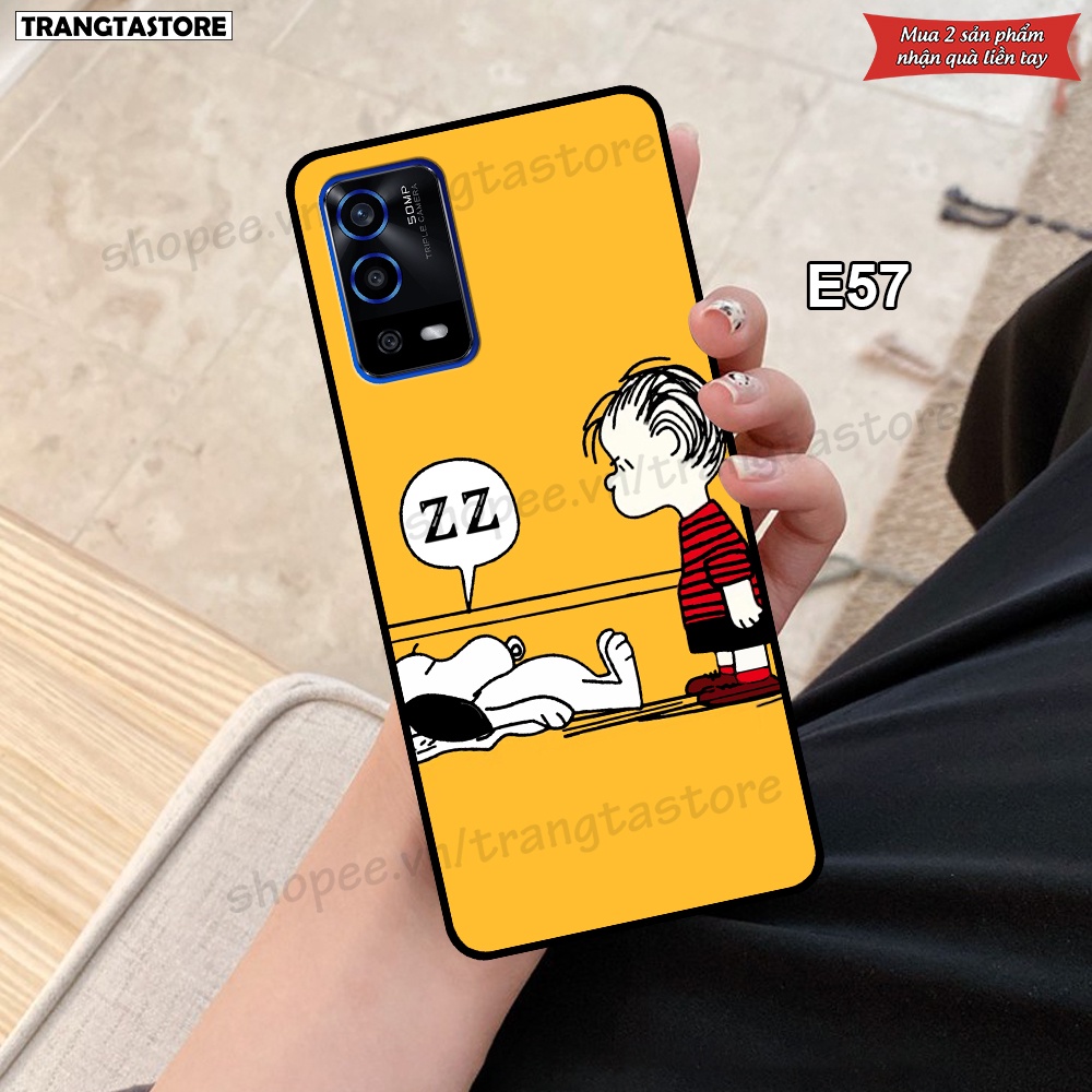 Ốp lưng Oppo A55 in hình dễ thương