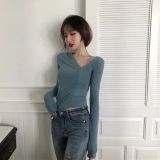 Áo Thun Body Chéo Tà