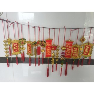 Combo 10, 15, 20 khánh liễn trang trí tết trên cây mai, cây đào, cây quất ngày tết