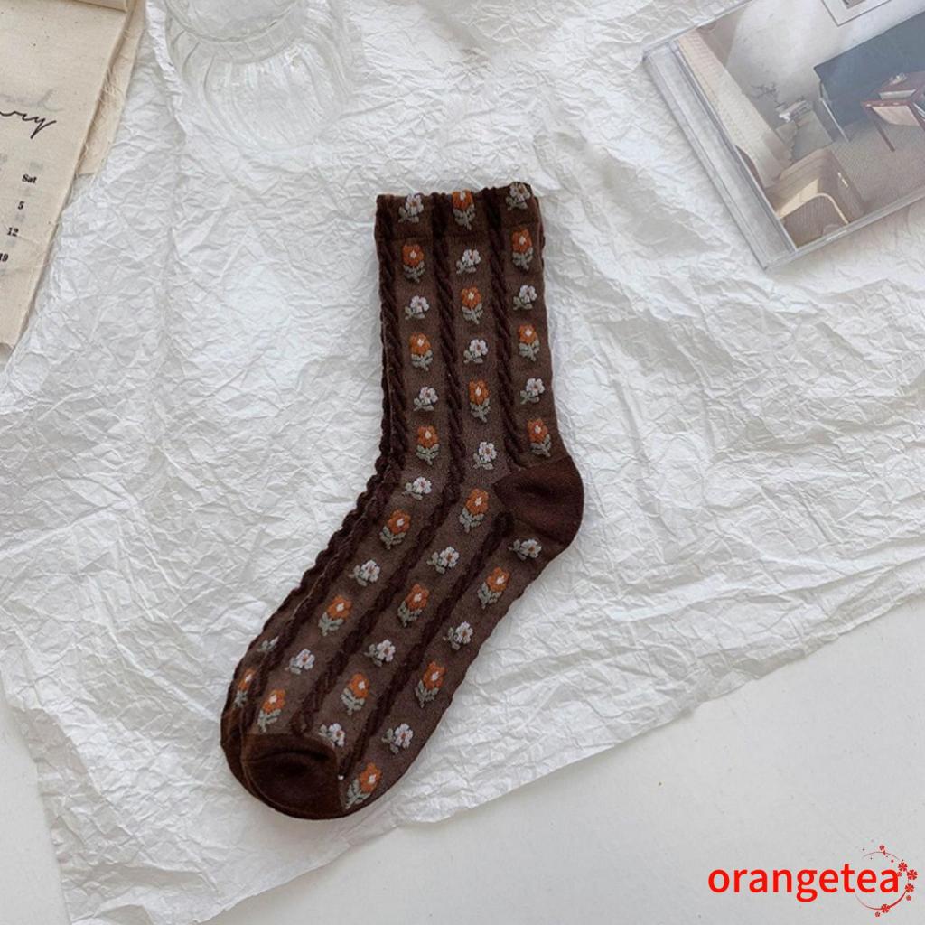 Vớ cổ thuyền họa tiết kẻ ô hình động vật xinh xắn phong cách Vintage xinh xắn cho phái nữ
