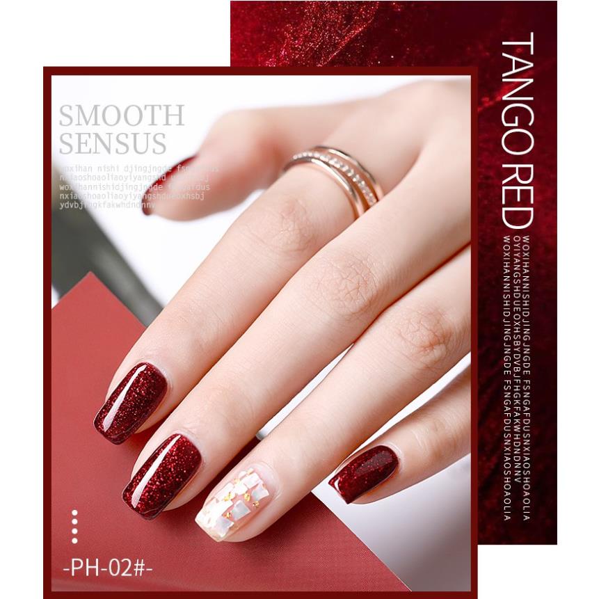 Sơn Gel AS vỏ đen Mã PH ( Cam Kết Chính Hãng - làm khô sơn gel bằng máy hơ uvled )