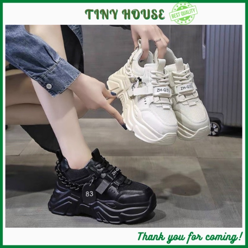 Giày Sneaker 83 nữ đế thô độn 5cm hàng fullbox xịn đẹp Quảng Châu phom chuẩn size bao êm chân