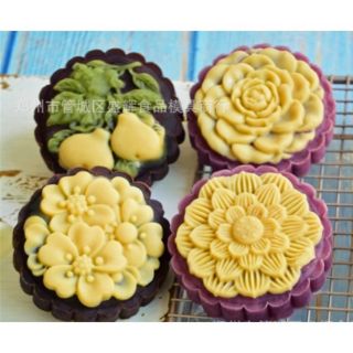 Khuôn trung thu lò xo 2020 150g,200g 4 mặt