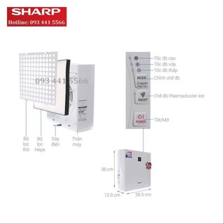 Máy lọc không khí Sharp FU-A28EV-W
