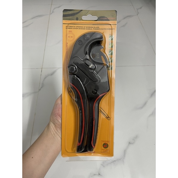 Kéo cắt ống nước ống nhiệt 42mm lưỡi thép SK5 tay đen siêu sắc