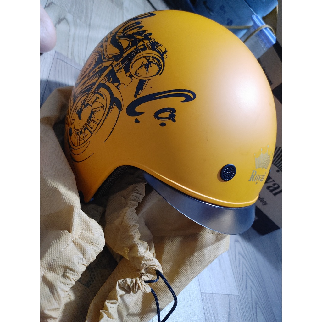Mũ bảo hiểm Royal Helmet Rank Luxury & Safety Size L (mẫu họa tiết Racing và không họa tiết) M139